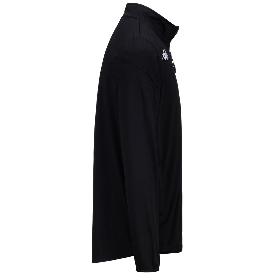 Black Men's Football Fleece Jacket main