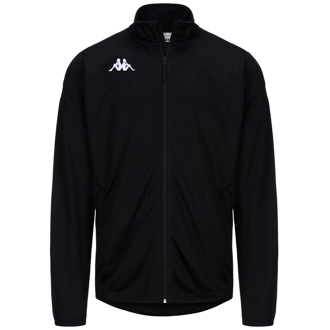 Chaqueta polar de fútbol negra para hombre 01