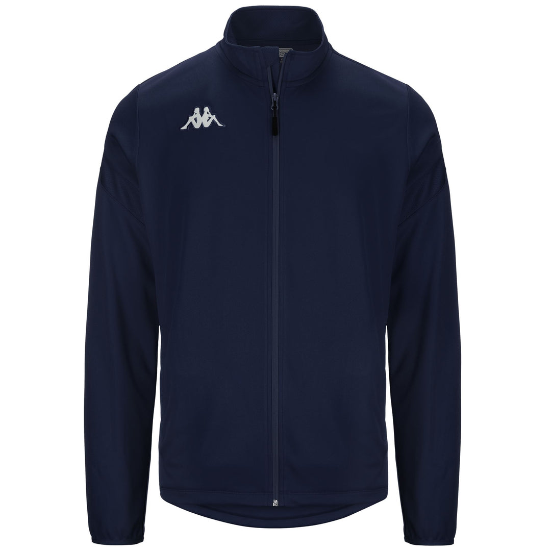 Chaqueta polar de fútbol azul marino para hombre. 01