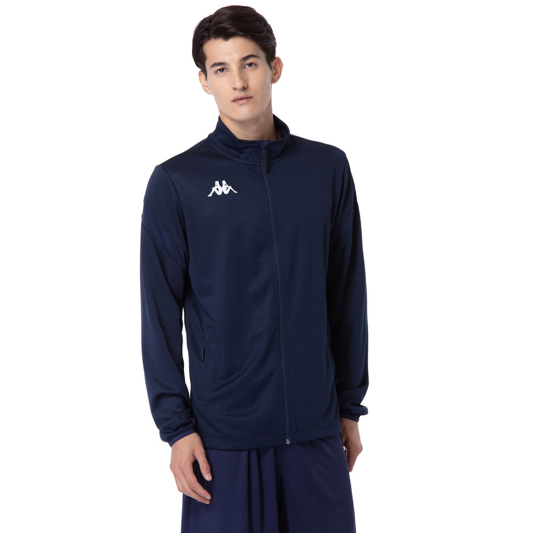 Marine Blue Men's Football Fleece Jacket. main
