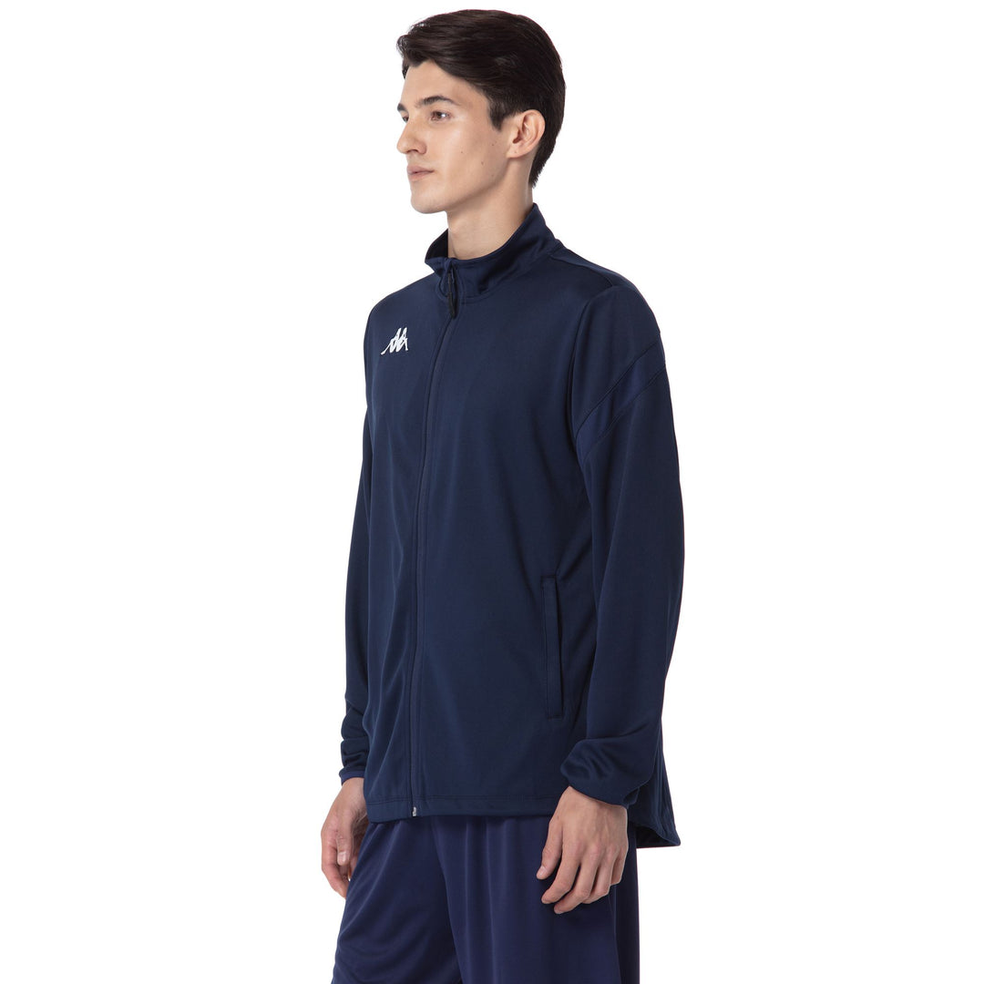 Marine Blue Men's Football Fleece Jacket. main
