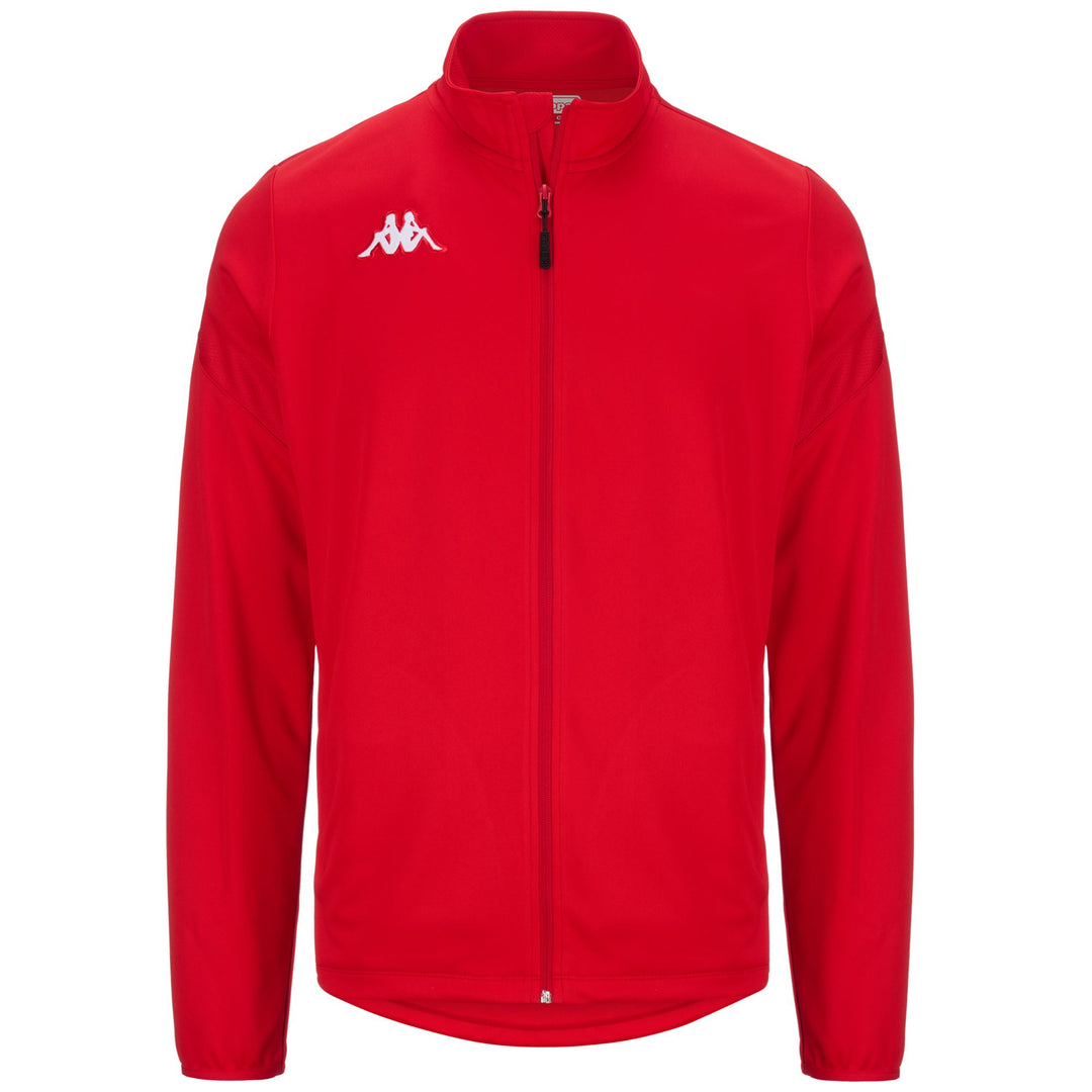Chaqueta polar de fútbol de color rojo chino para hombre. 01