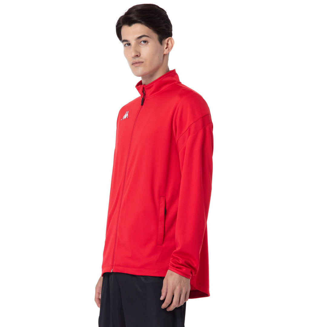 Chinese Red Men's Football Fleece Jacket. main