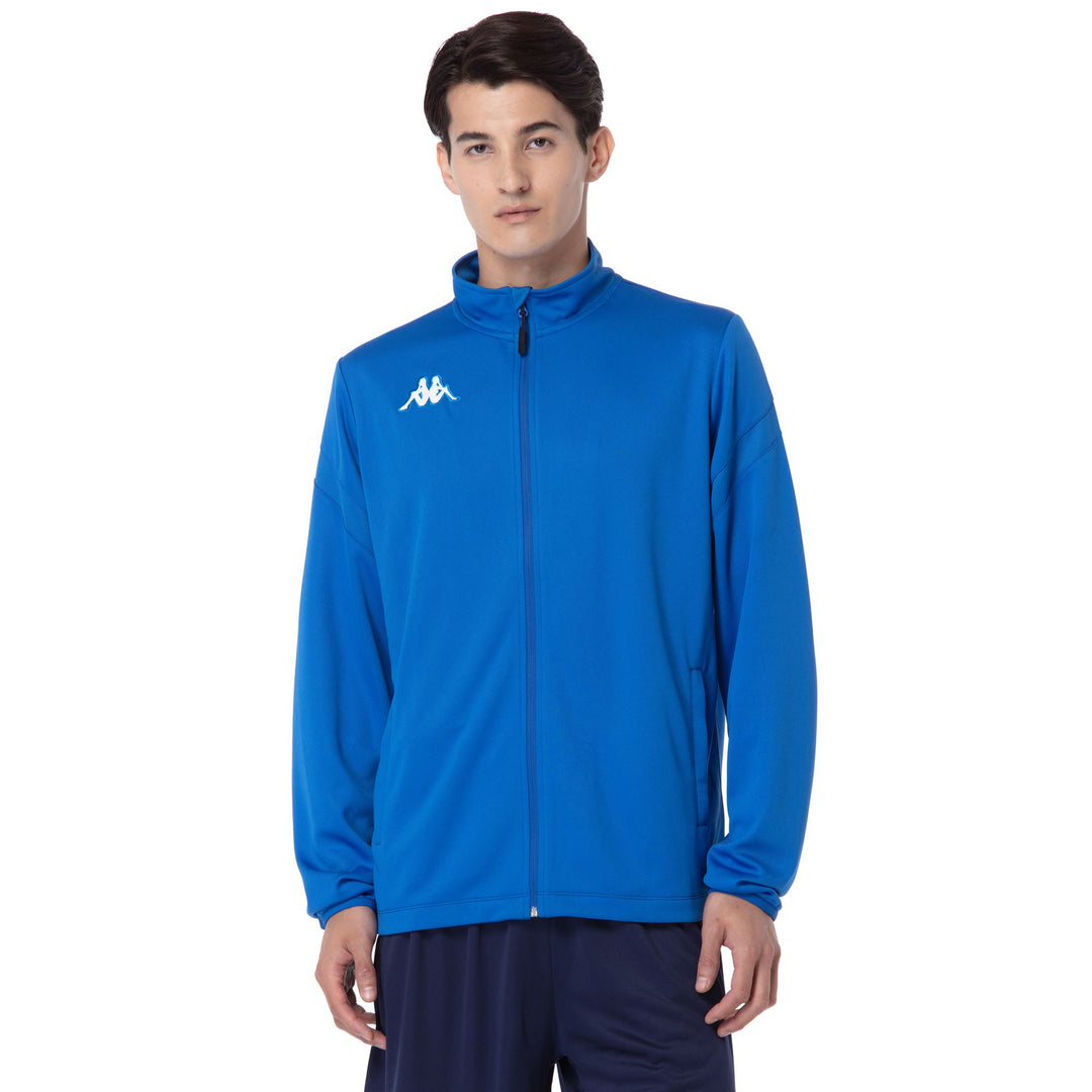 Sapphire Blue Men's Football Fleece Jacket. main