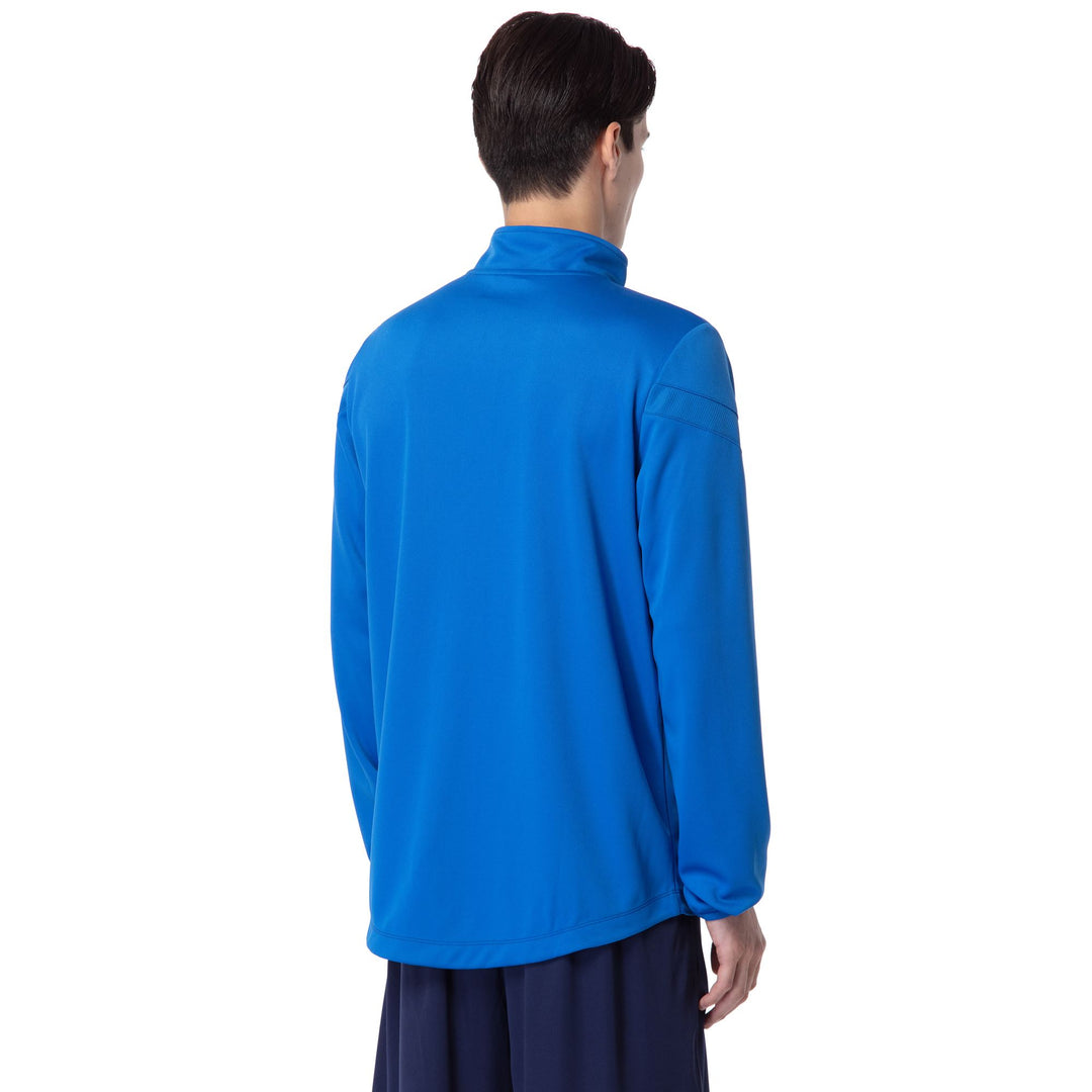 Sapphire Blue Men's Football Fleece Jacket. main
