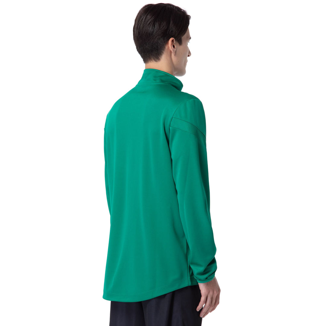 Green Men's Football Fleece Jacket. main