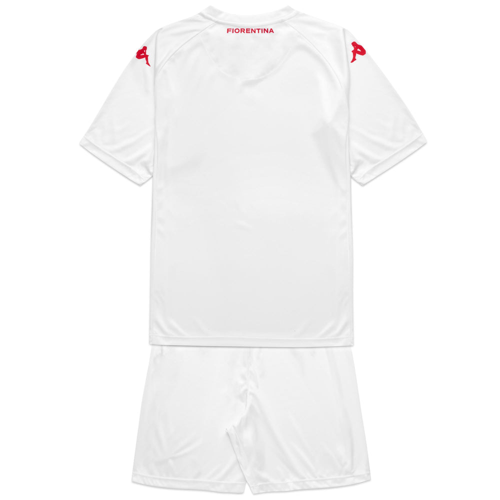 Ensemble short et maillot de football ACF Fiorentina pour garçon (blanc) 02