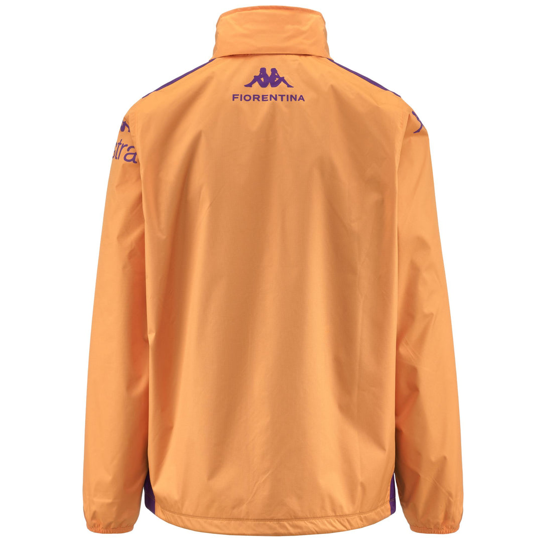 Chaqueta impermeable de entrenamiento de fútbol de la ACF Fiorentina para hombre color naranja main