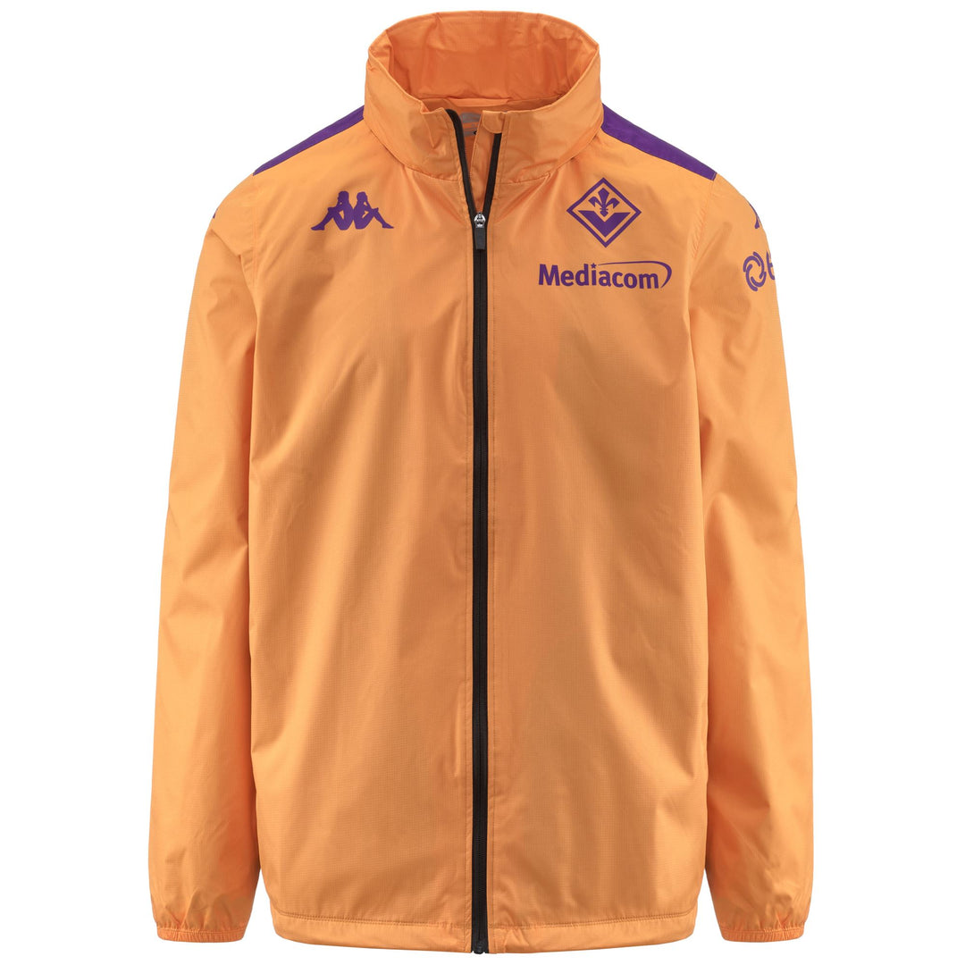 Giacca antipioggia arancione da allenamento per uomo ACF Fiorentina 01