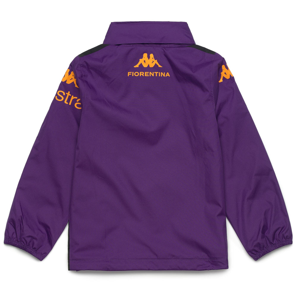 Veste imperméable d'entraînement de football ACF Fiorentina pour homme, violette 02
