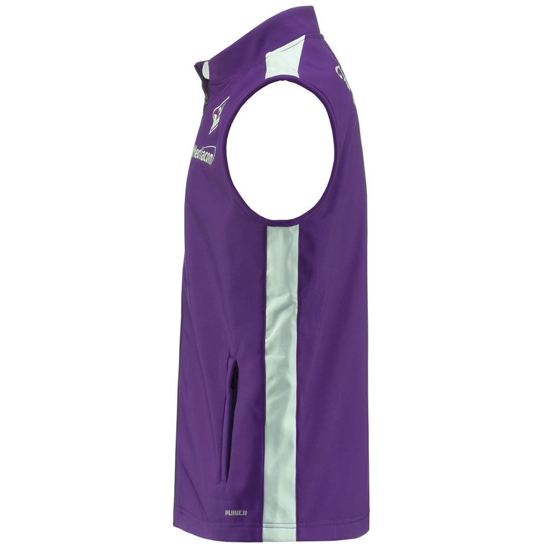 Violet Men's Recycled Football Jacket with Team Logo main