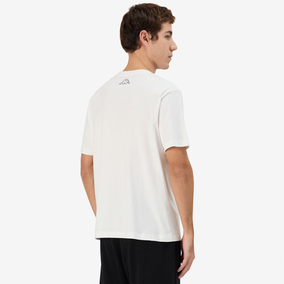 Camiseta deportiva para hombre en gris y blanco con estampado gráfico main