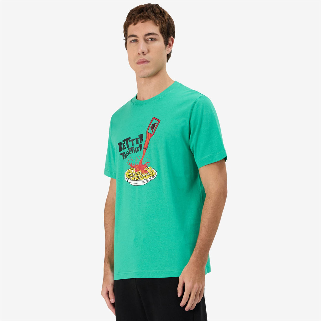 Camiseta deportiva Blarney Green para hombre con estampado gráfico main