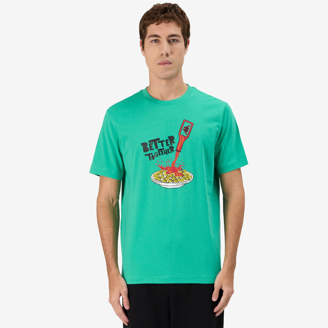 Camiseta deportiva Blarney Green para hombre con estampado gráfico main