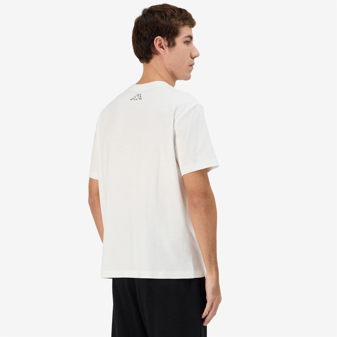 Camiseta deportiva para hombre en gris y blanco con estampado gráfico main