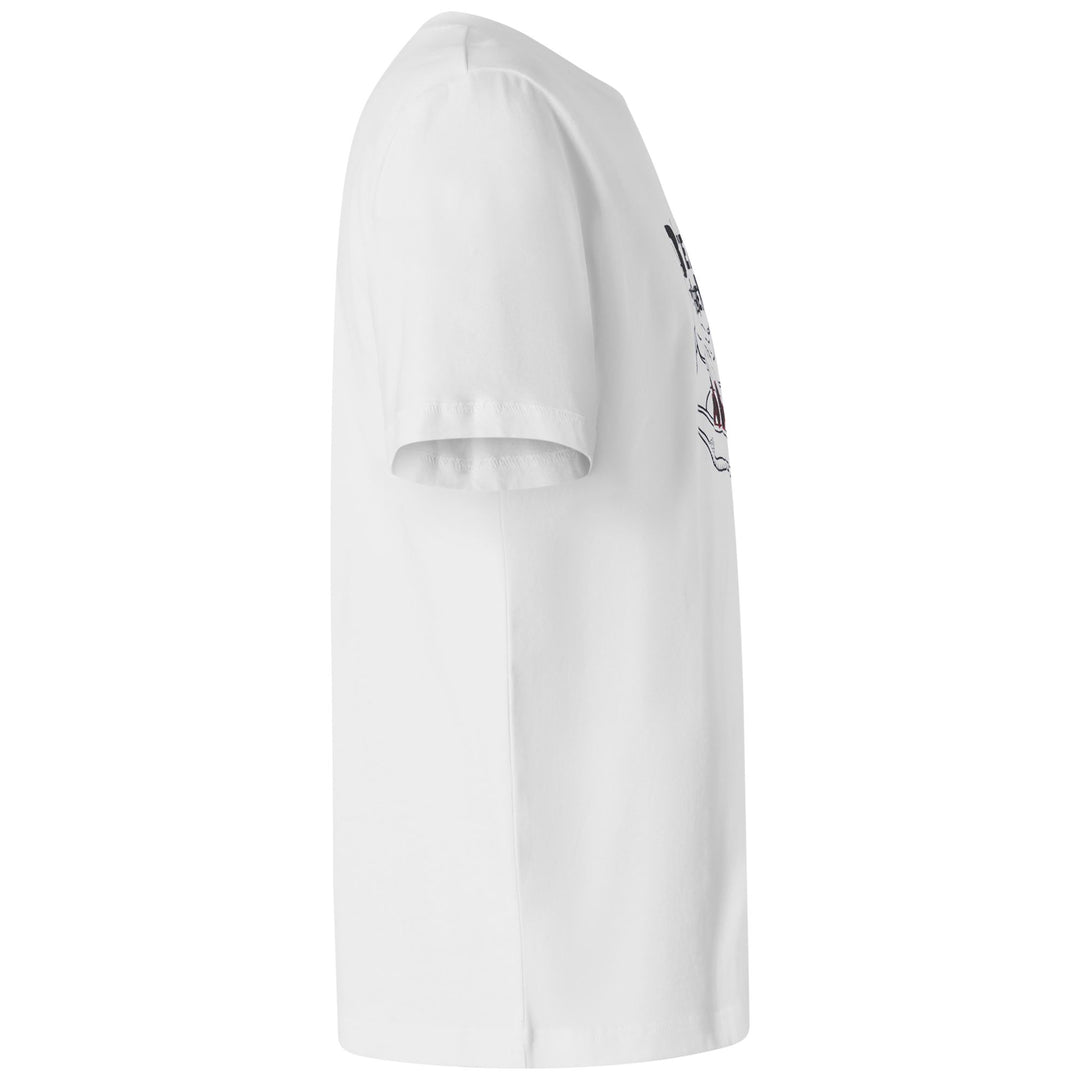 Camiseta deportiva para hombre en gris y blanco con estampado gráfico main