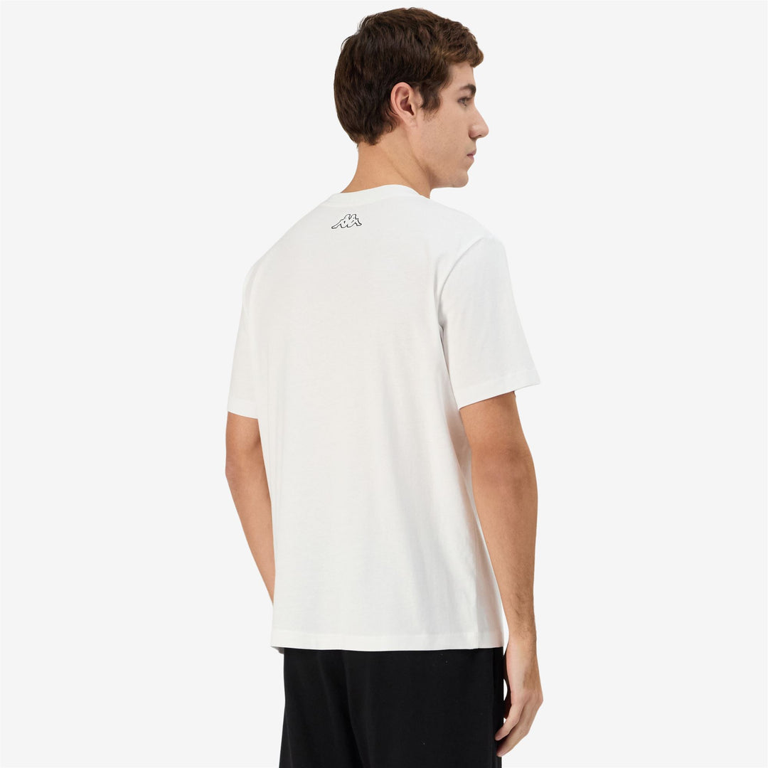 Camiseta deportiva para hombre en gris y blanco con estampado gráfico main