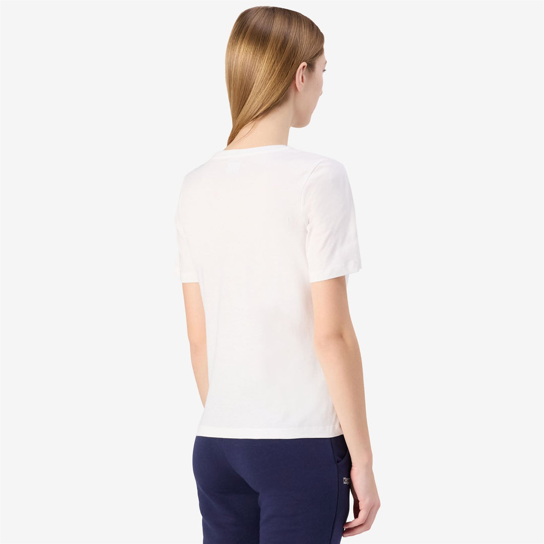 Grey White Women's Sportstyle T-Shirt with Graphic Print main