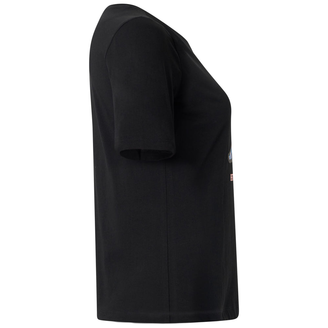 Black Women's Sportstyle T-Shirt with Graphic Print main