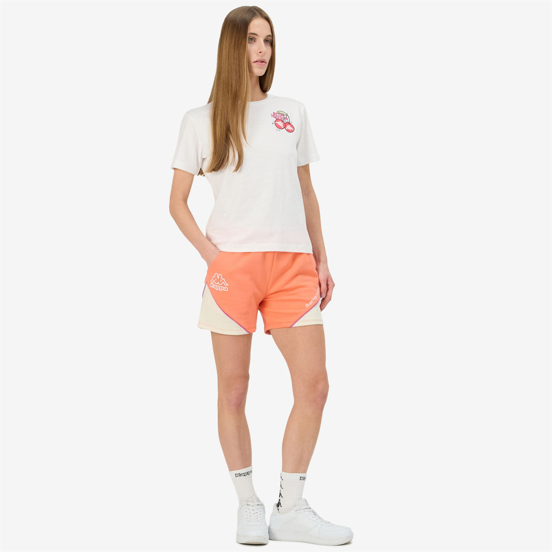 Grey White Women's Sportstyle T-Shirt with Graphic Print 01