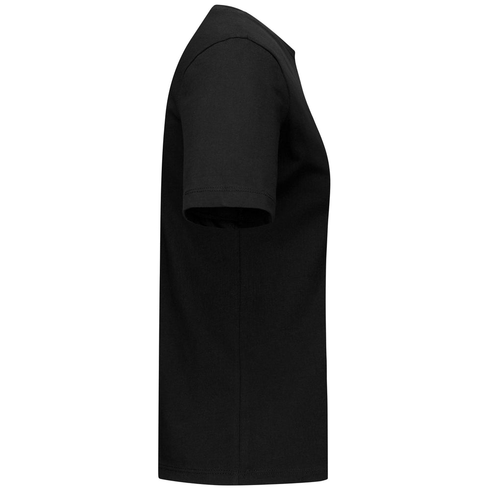 Black Women's Graphic Print T-Shirt in Jersey Fabric 02