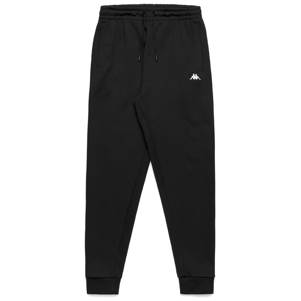 Black Men's Sportswear Jogger Pants in Organic Cotton 02