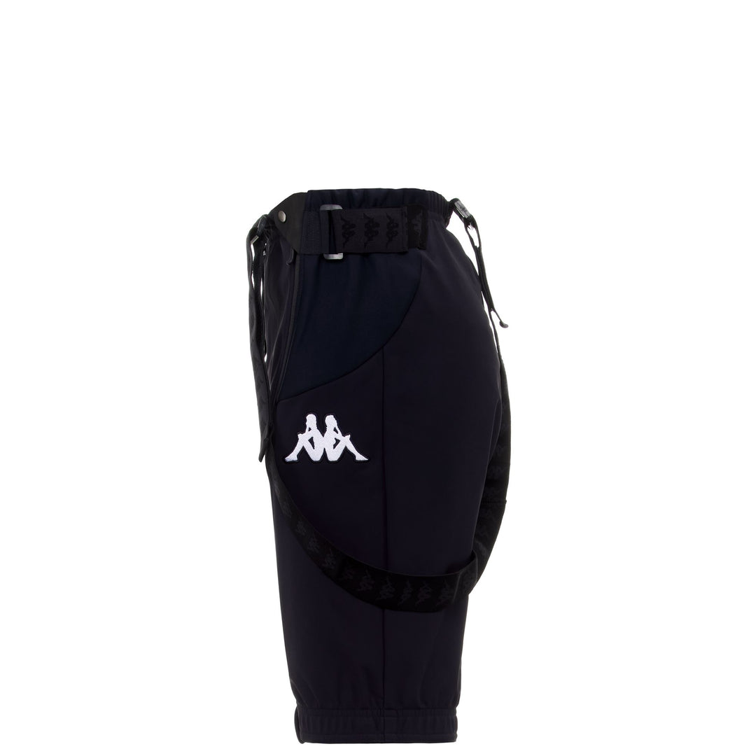 Pantalon de ski imperméable bleu unisexe coupe slim avec fermeture éclair intégrale main