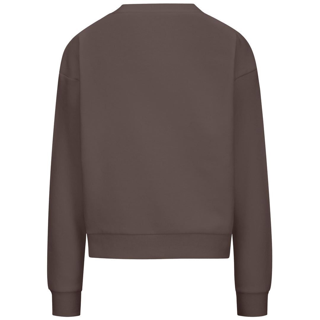 Brown Women's Regular Fit Fleece Jumper main