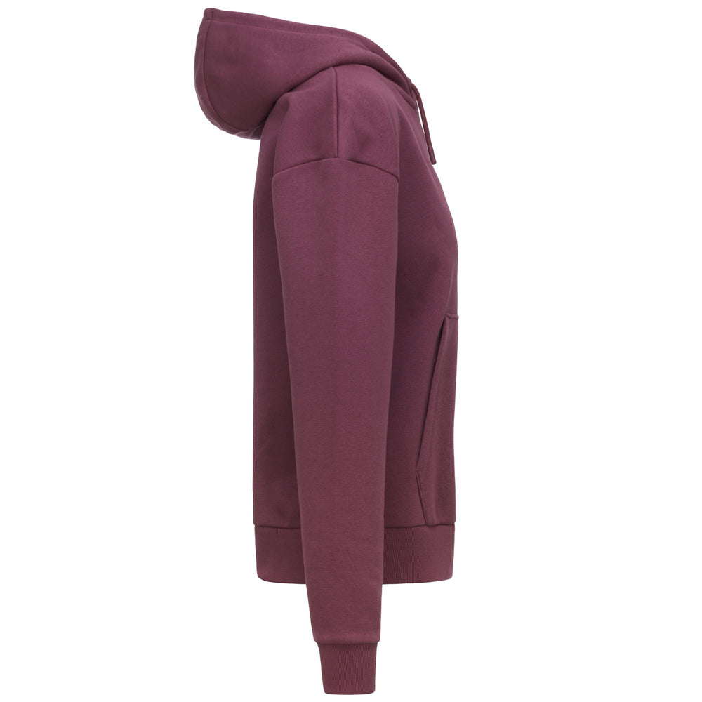 LOGO EMMEW - Fleece - Hoodie - Woman - Violet Rosy 02