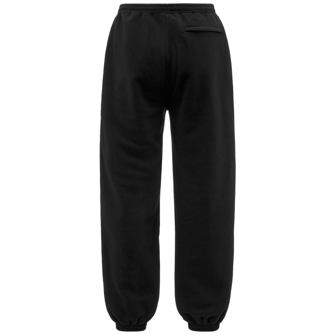 Black and White Men's Sport Fleece Trousers with Pockets main