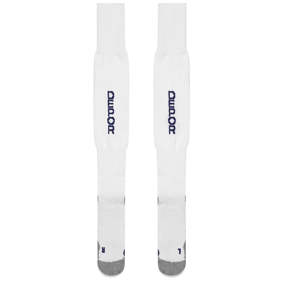 White Men's Knee High Sports Socks with Cushioning main