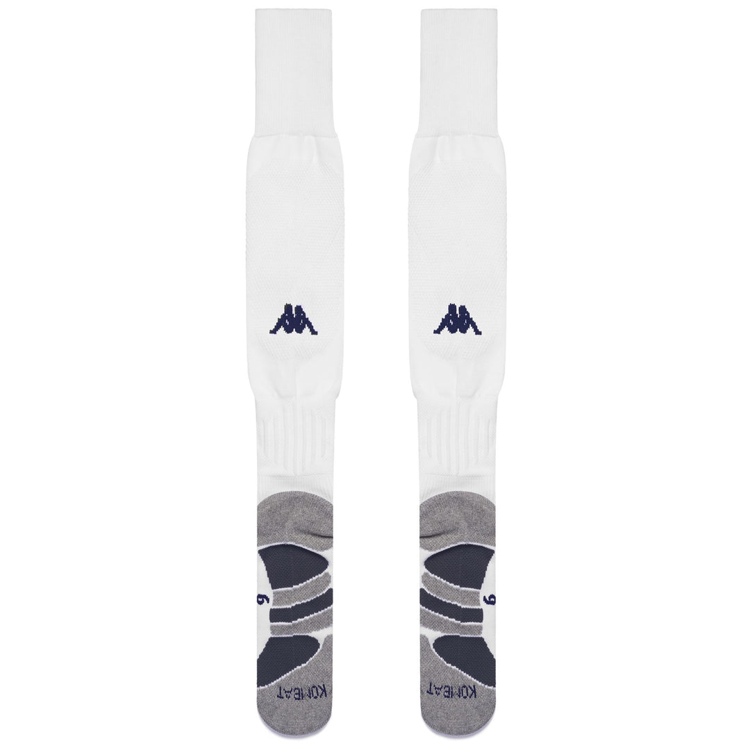 White Men's Deportivo de La Coruña Football Knee High Socks with Cushioning main