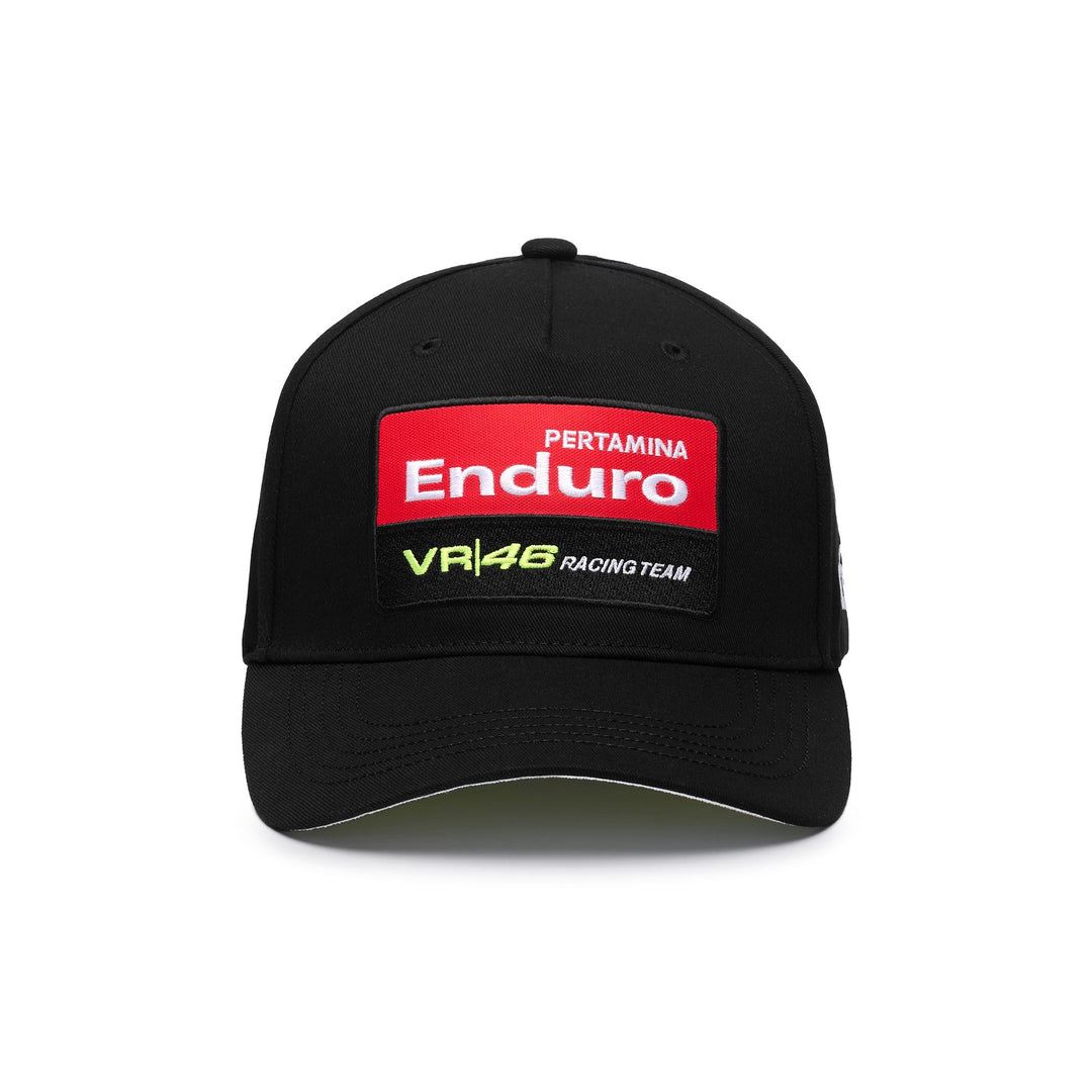 Gorra de béisbol negra para hombre en tejido de sarga 01