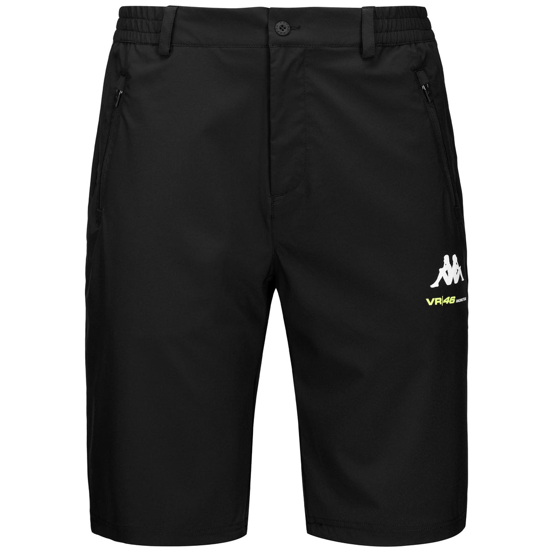 Black Men's Cargo Shorts with Hydro-Way Protection 01