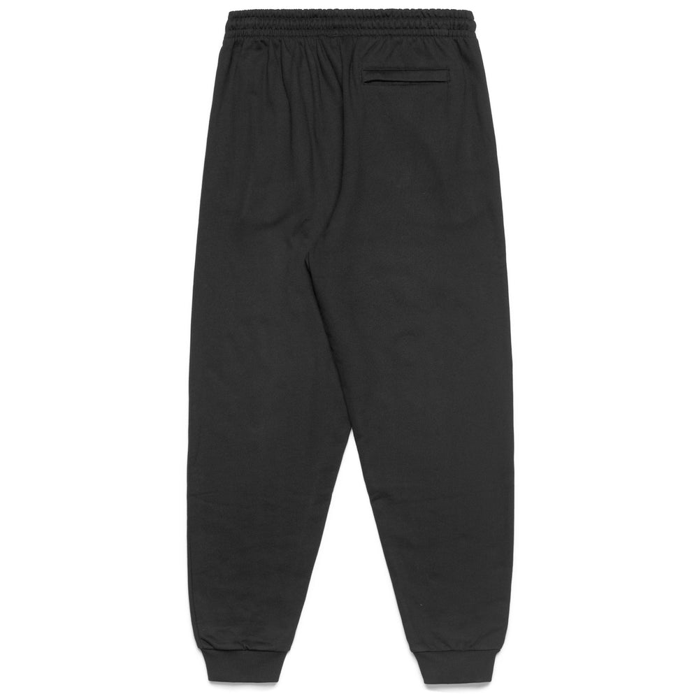 Black Men's Sport Jogger Pants in Organic Cotton 02