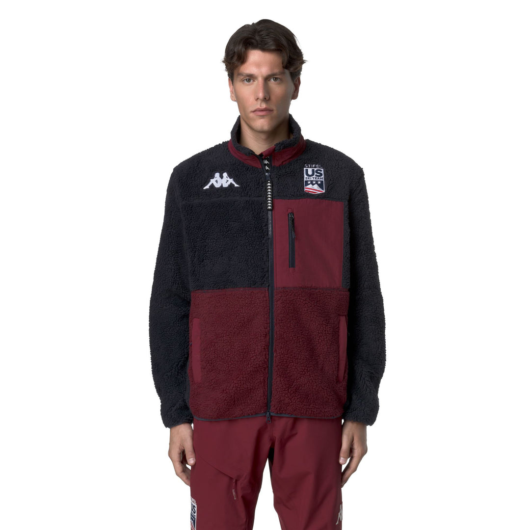 Blue Unisex Regular Fit Fleece for Ski with Windproof Inserts 01
