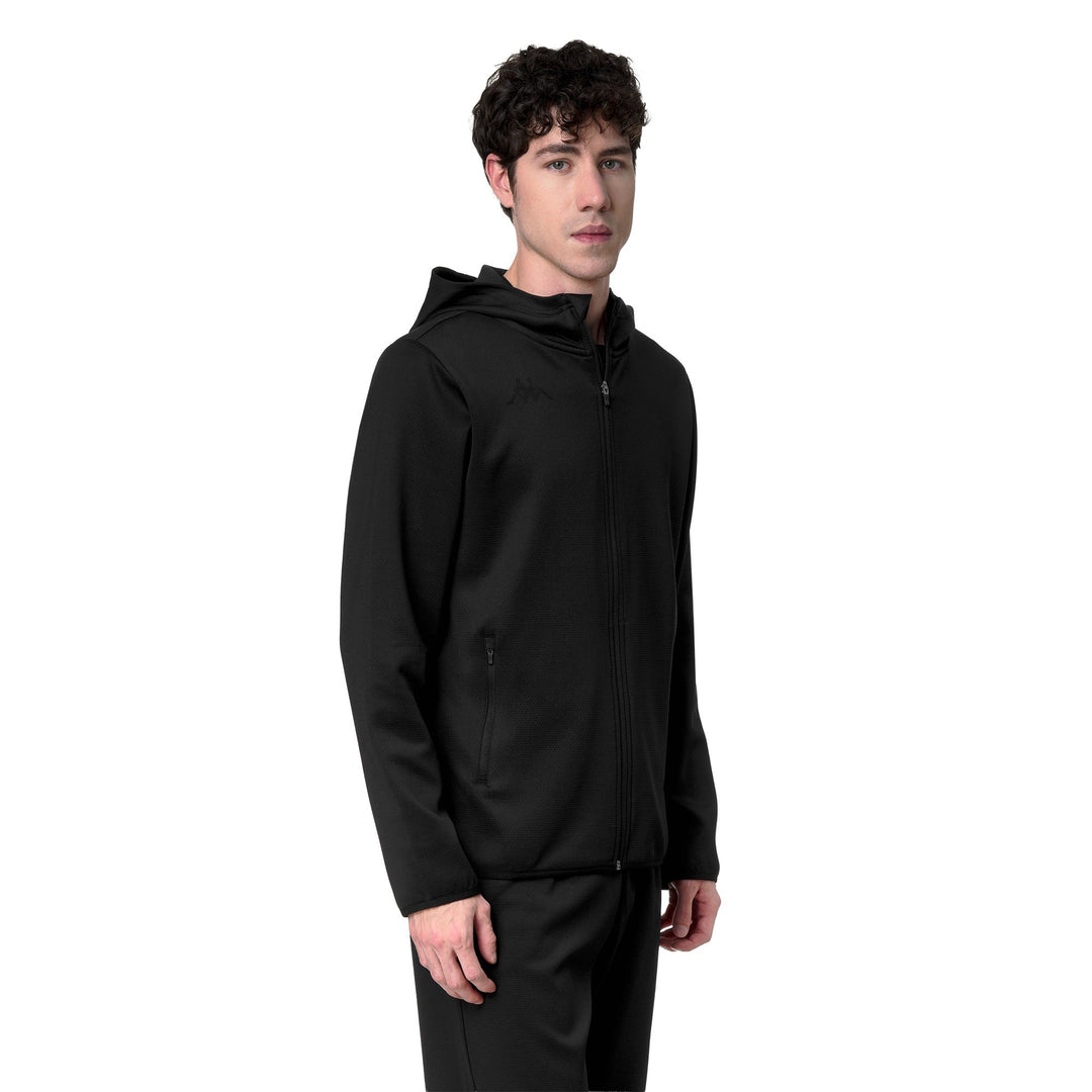 IRDUM - Forro polar - Sudadera con capucha y cremallera completa - Hombre - Black-Black main