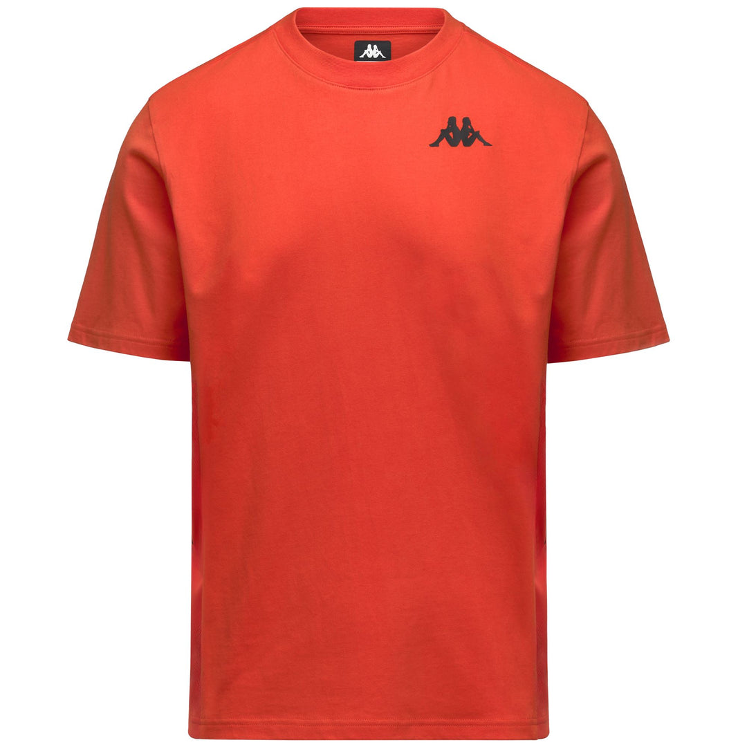 Orange Men's Regular Fit T-Shirt with Breathable Mesh Insert main