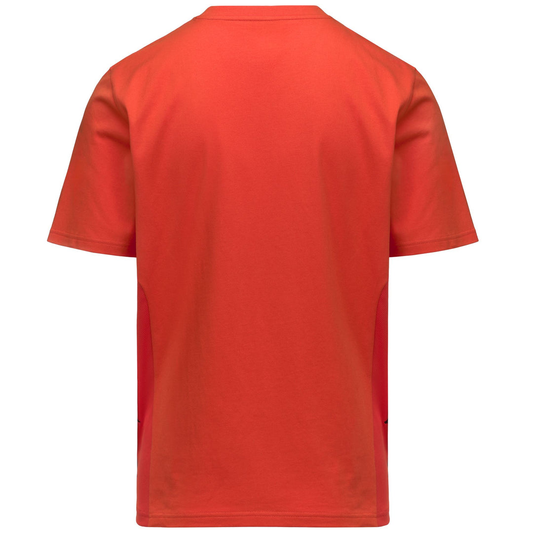 T-shirt arancione da uomo a vestibilità regolare con inserto in rete traspirante main