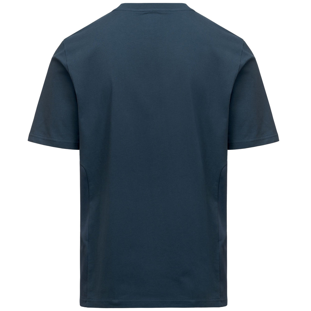 Blue Men's Regular Fit T-Shirt with Breathable Mesh Insert for Training main