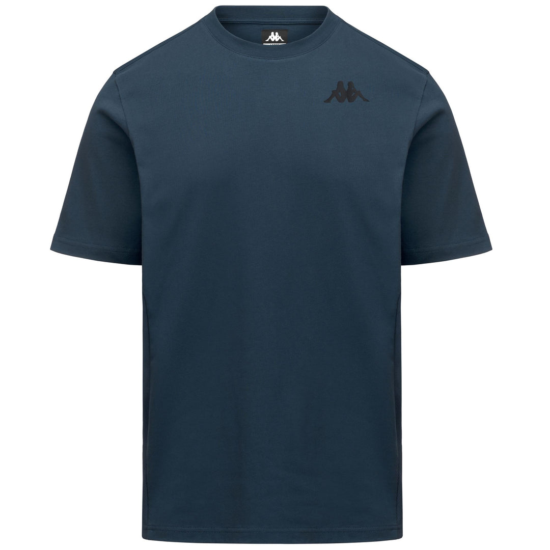 Blue Men's Regular Fit T-Shirt with Breathable Mesh Insert for Training main