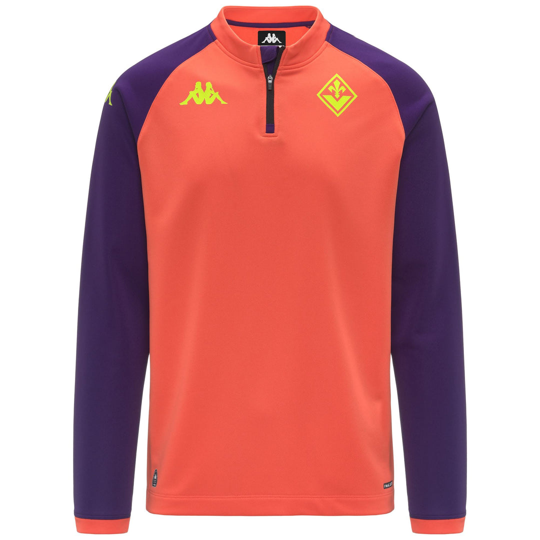 Felpa da allenamento rosso da uomo slim fit ACF Fiorentina 01