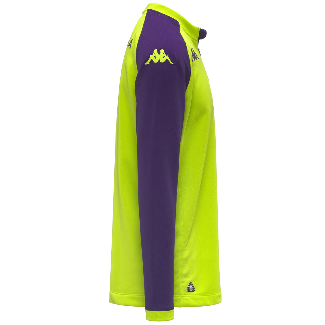 Acid green Men's Training Fleece Jumper with Hydro-Way Technology main
