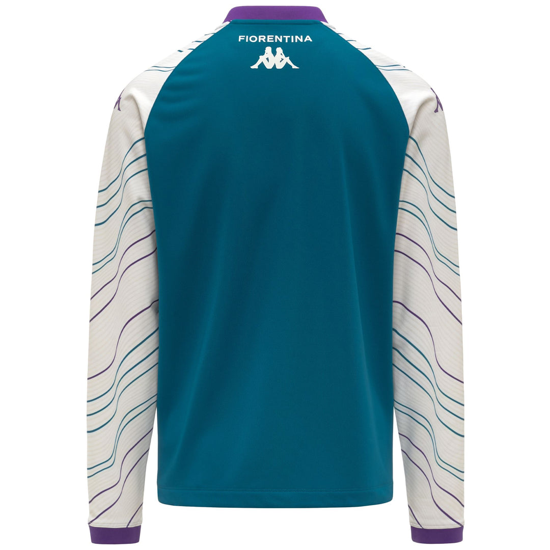 Sudadera de forro polar de fútbol de corte slim del Fiorentina azul para hombre main
