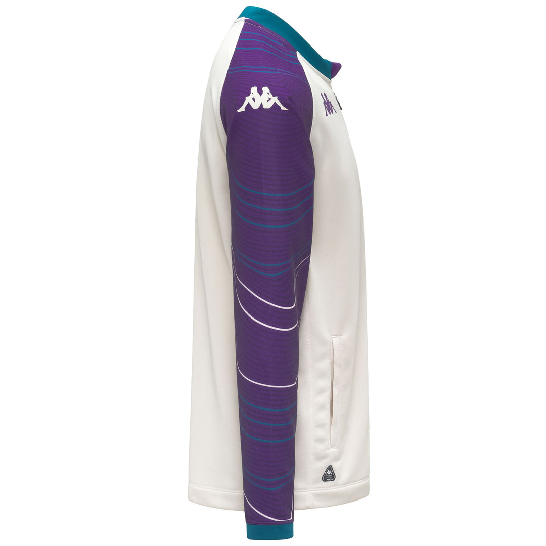 White Men's Fleece Jumper with Hydro-Way Protection main