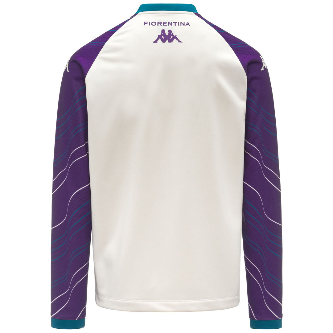 White Men's Fleece Jumper with Hydro-Way Protection main