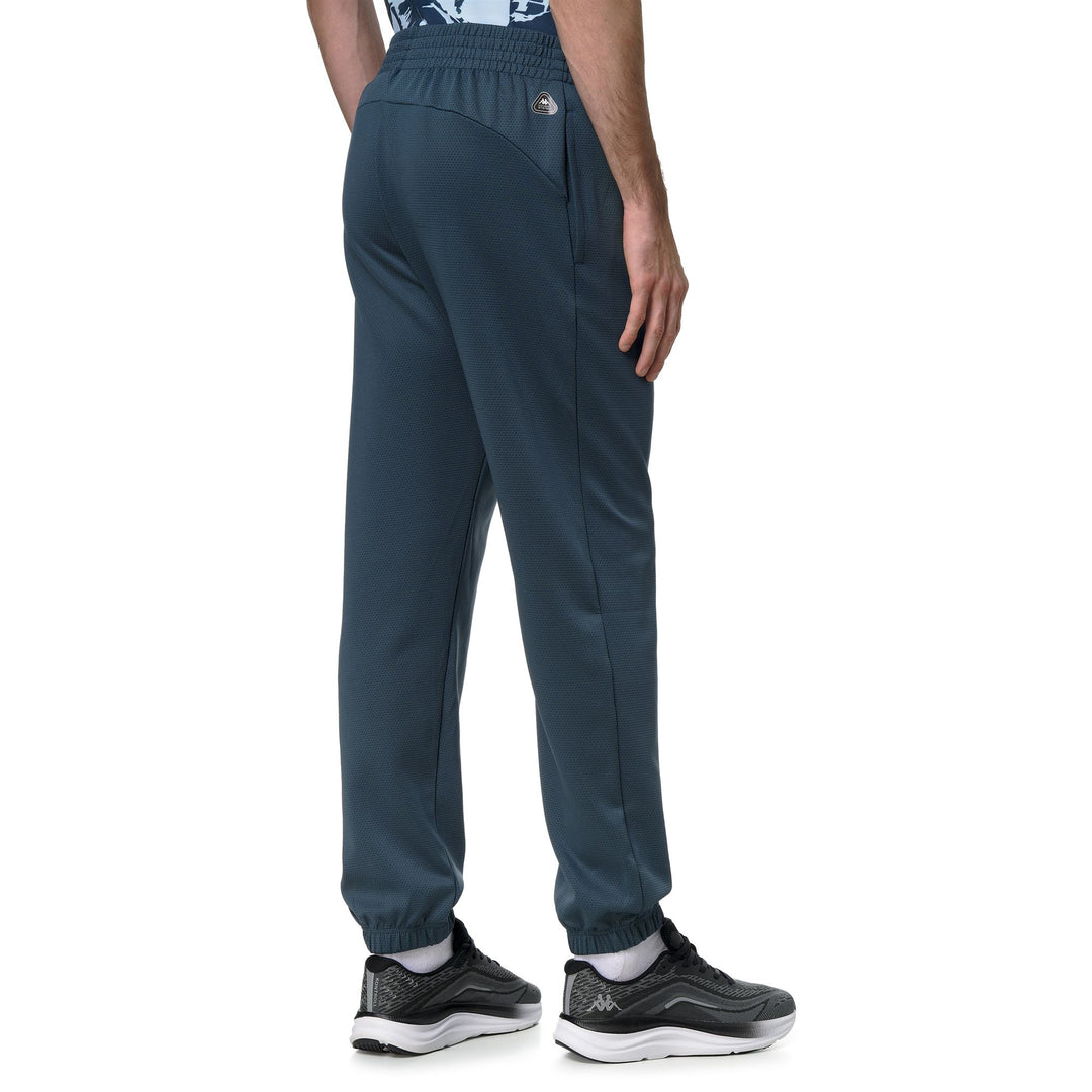 Blue Men's Regular Fit Training Pants in Interlock Fabric main