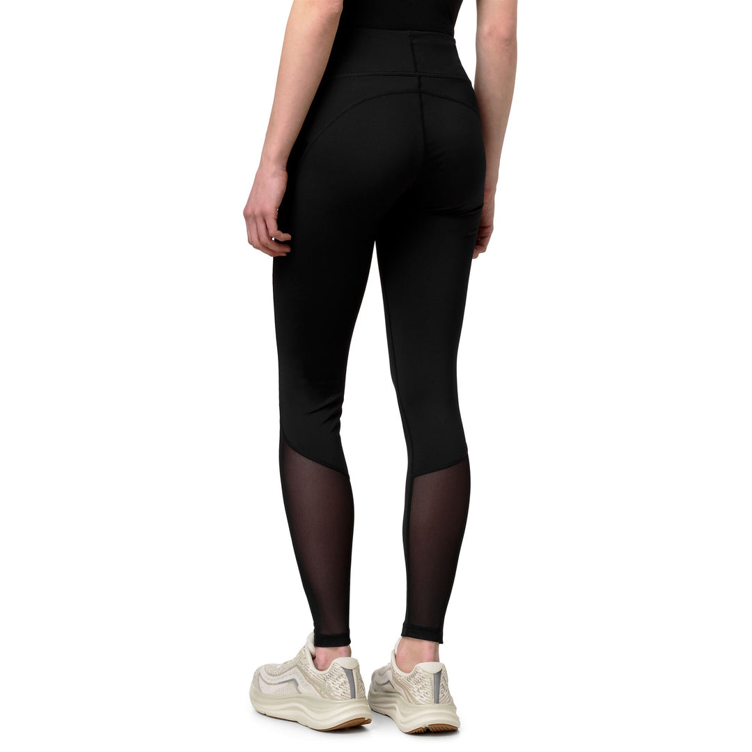 Black Women's Stretch Jersey Skin Fit Sports Trousers main