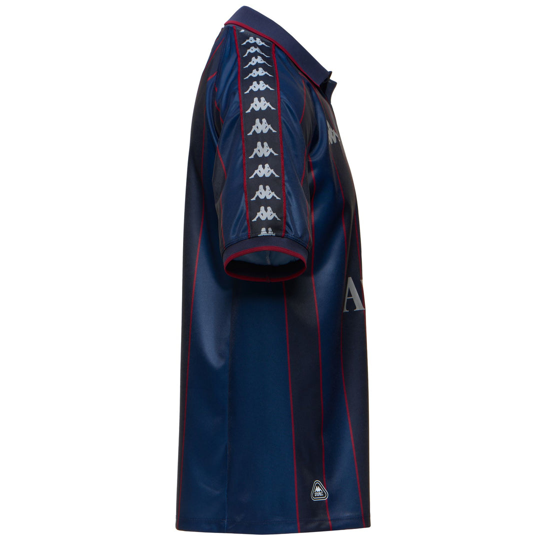 Blue Men's FC Metz Football Shirt in Regular Fit Jacquard Fabric main