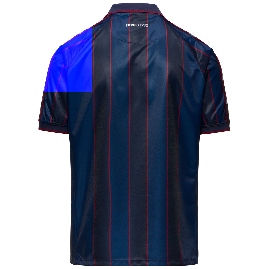 Blue Men's FC Metz Football Shirt in Regular Fit Jacquard Fabric main